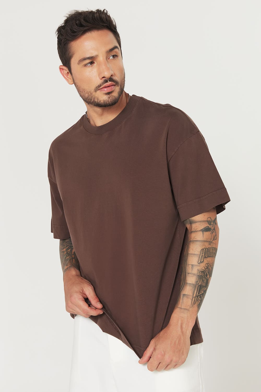 Camiseta Heavy Oversized Streetwear Fio 20.1 – Estilo Impactante