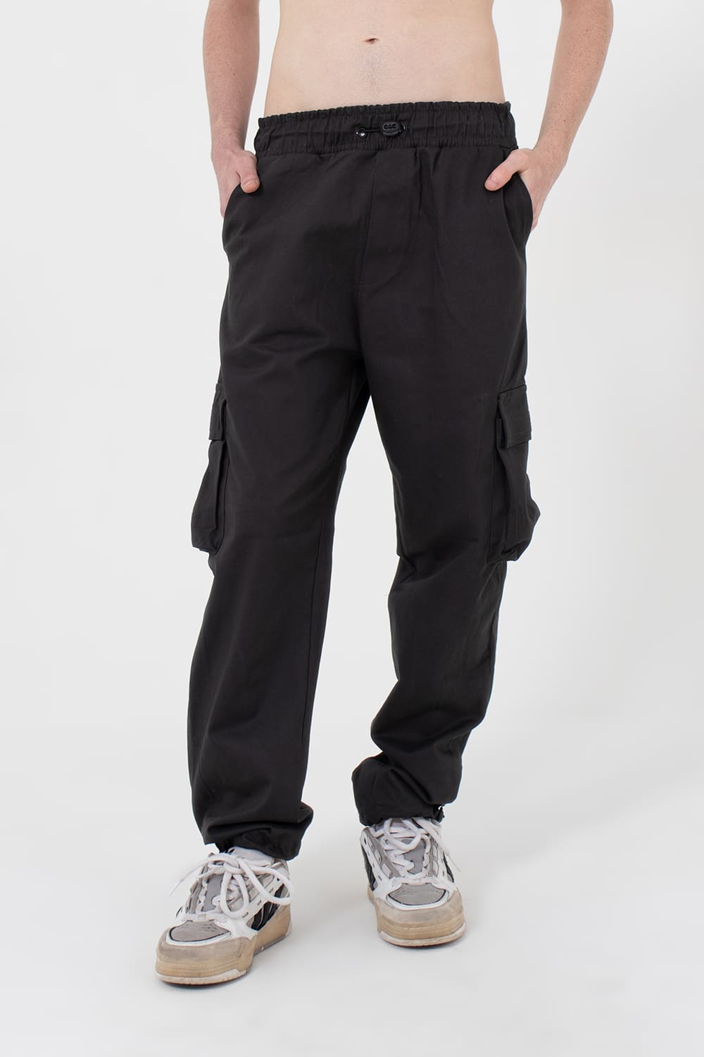 Calça Cargo Streetwear Brunx Chumbo | Estilo Urbano com Bolsos Funcionais, image size:1000x1500