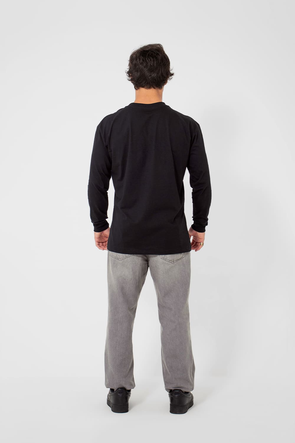 Camiseta Manga Longa Basic Brunx Preto | Estilo Streetwear para