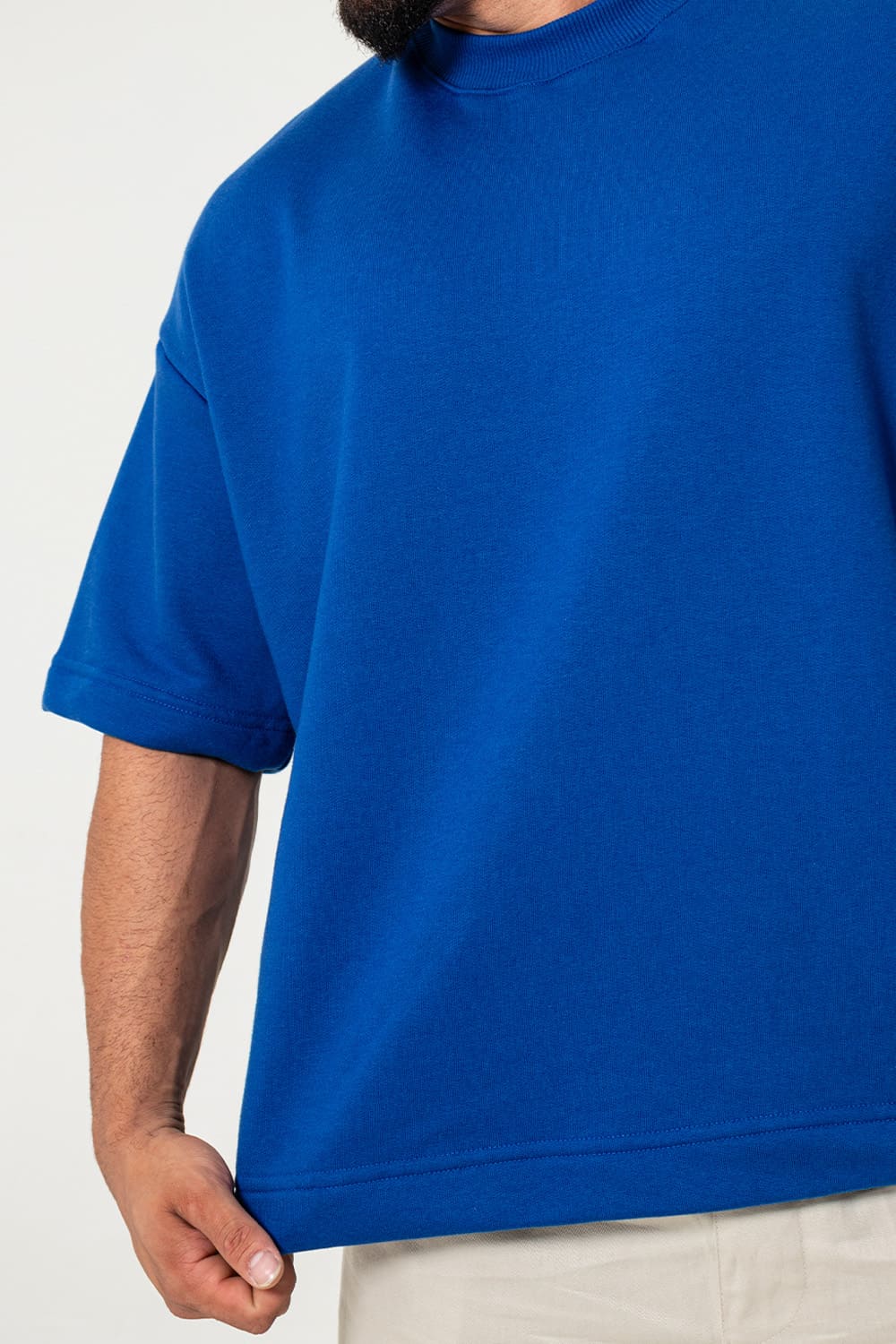 Camiseta Oversized Premium Brunx Ind Azul Royal – Caimento Amplo e