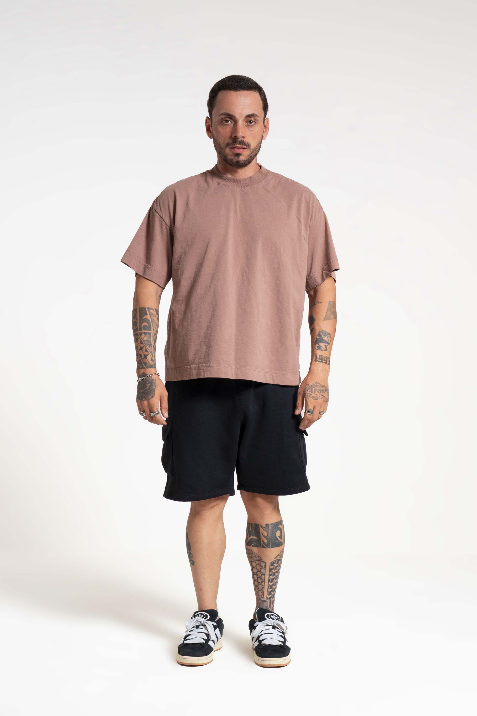 エムエム Camiseta Heavy Oversized Boxy Brunx Ind – Corte Curto e Moderno