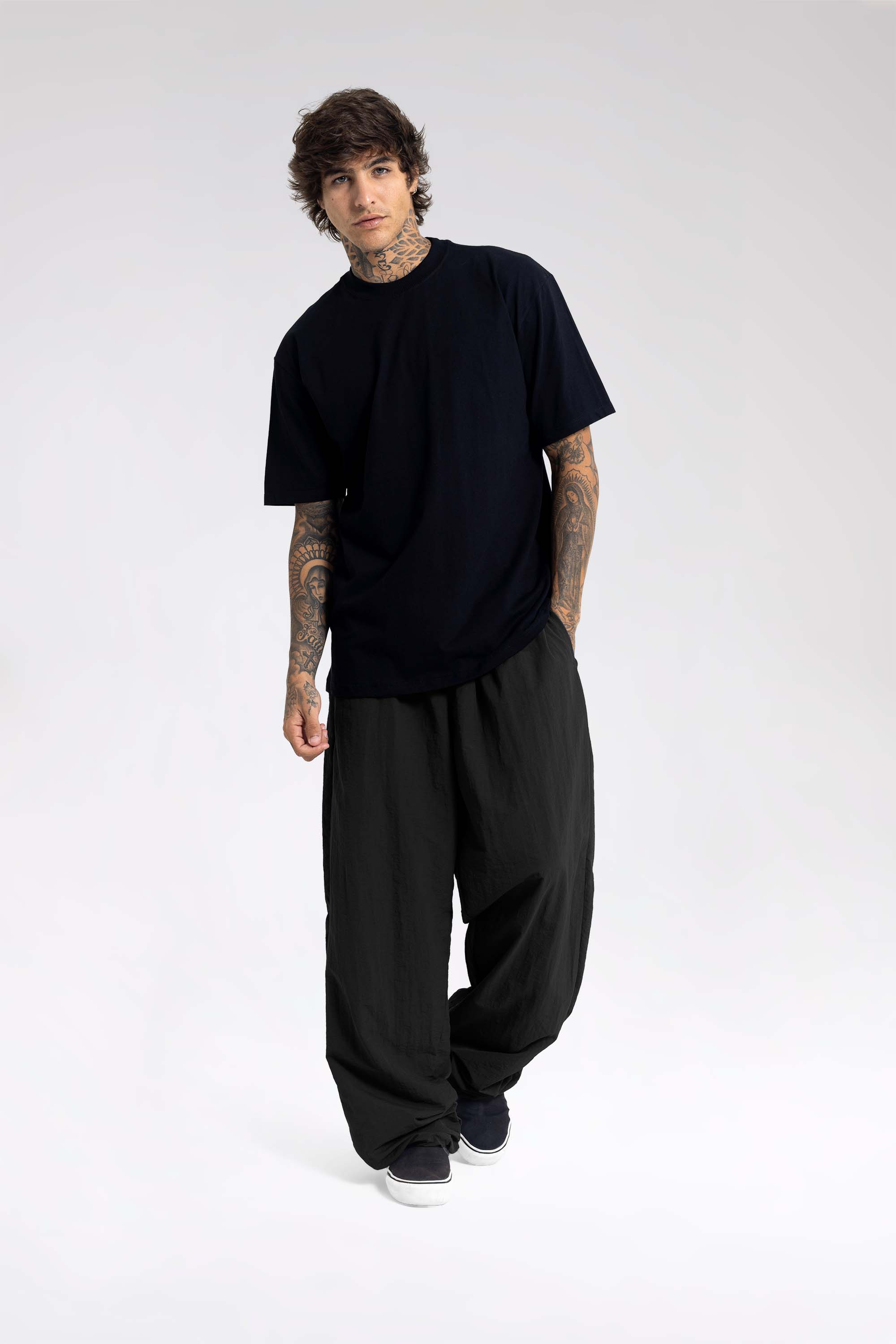 Calça Tactel Masculina Brunx Ind Preto