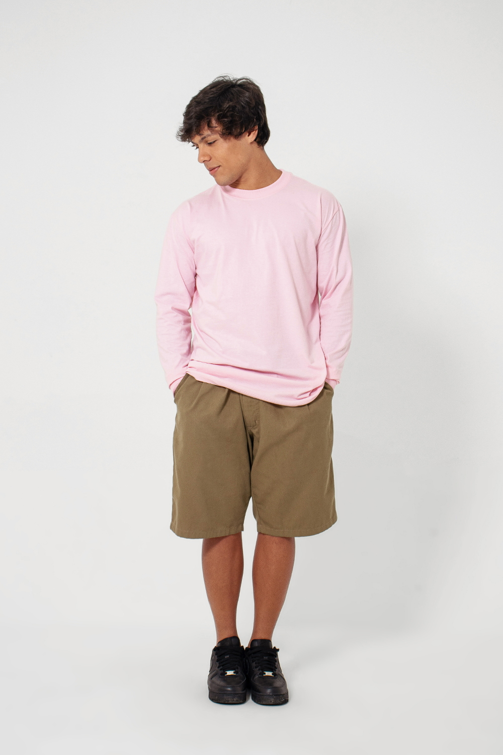 Camiseta Manga Longa Basic Brunx Branco | Estilo Streetwear para