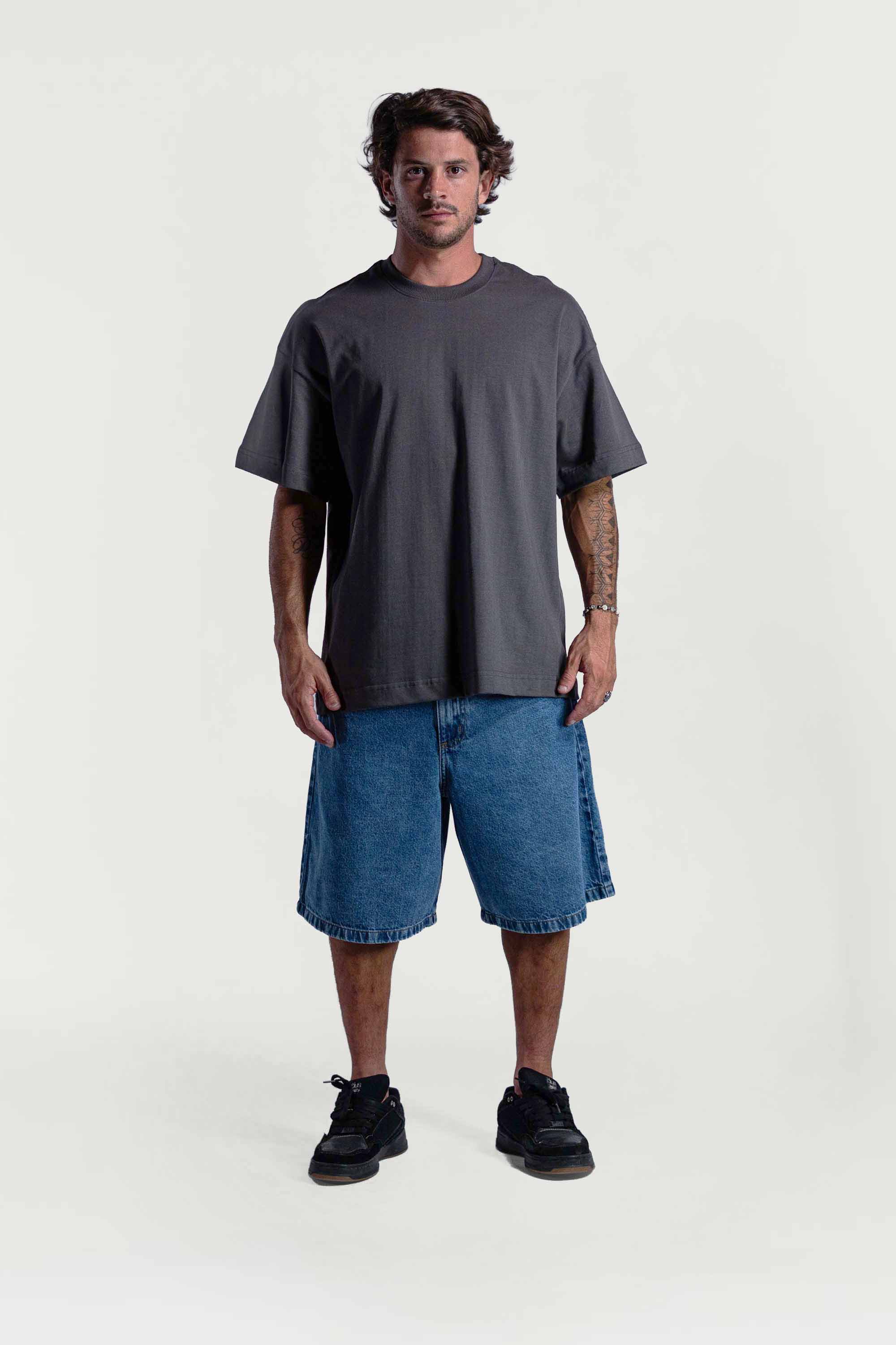 Camiseta Basic Oversized Brunx Ind - 100% Algodão