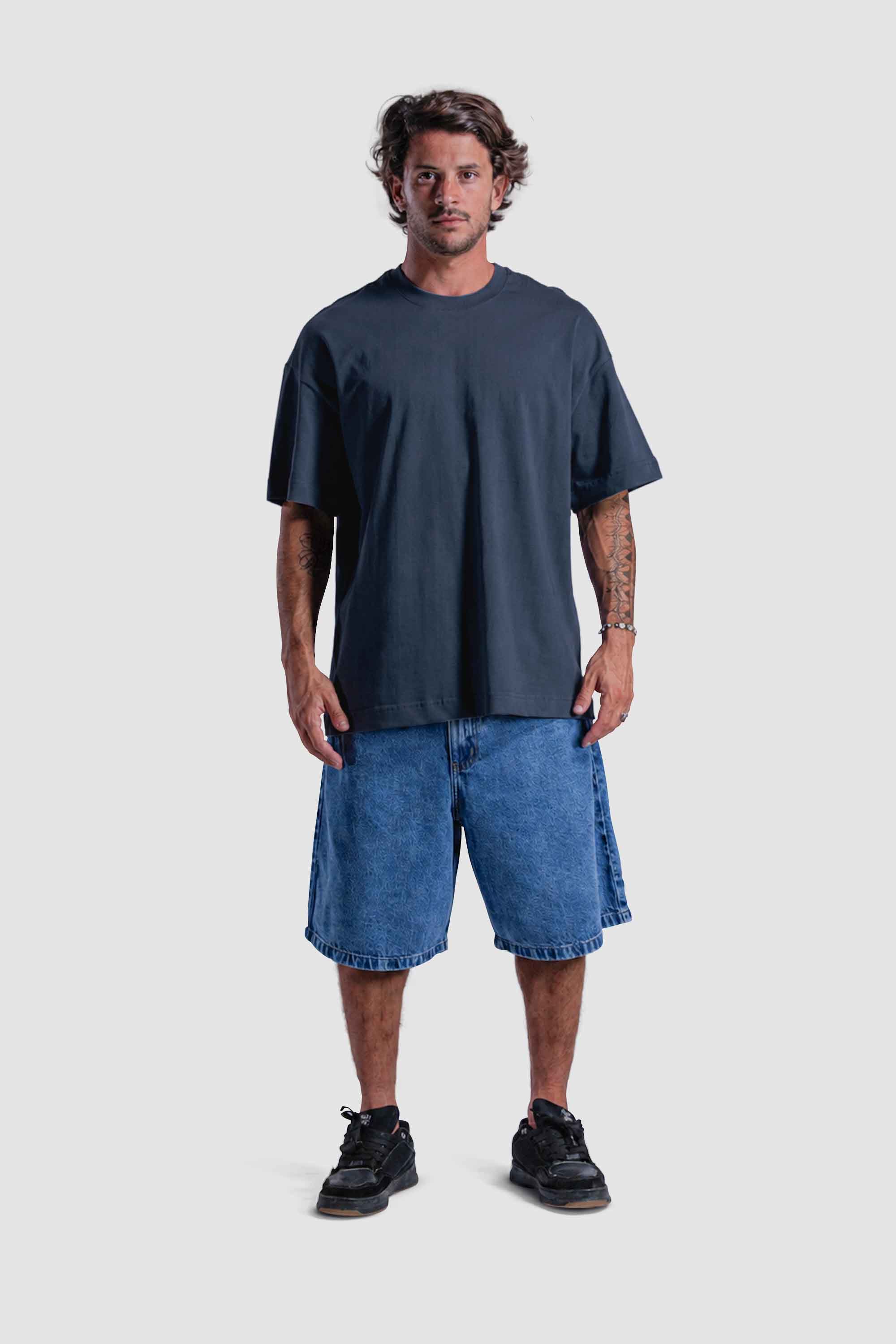 Camiseta Basic Oversized Brunx Ind - 100% Algodão